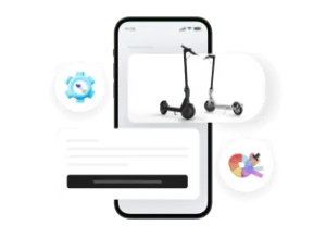 Interface d'application mobile personnalisée